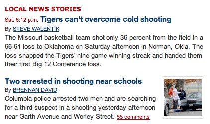 Classy newspaper is classy