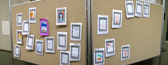 Link to Bigger: Portrait wall.