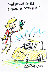 Link to Bigger: Saturn Girl by Baltazar.