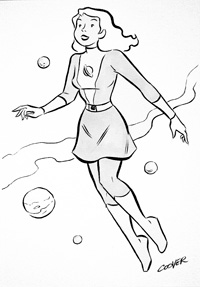 Link to Bigger: Saturn Girl by Coover.