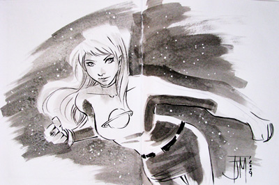 Link to Bigger: Saturn Girl by Manapul.